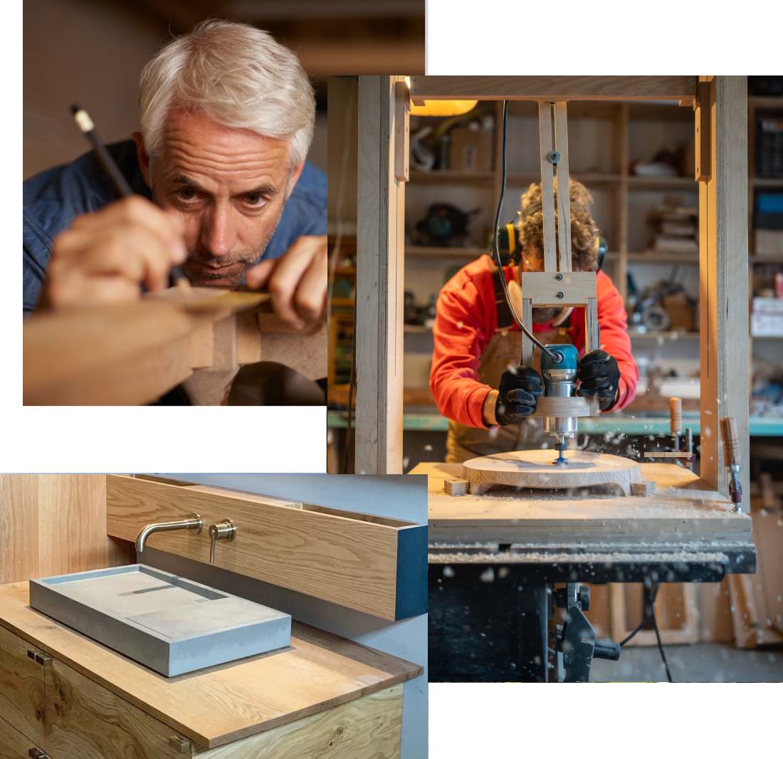 Custom woodworking and precision cabinet making